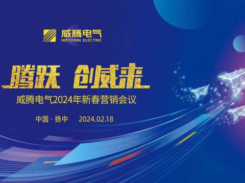 腾跃 创威来|凯时尊龙官网网址电气2024年新春营销盛典盛大召开